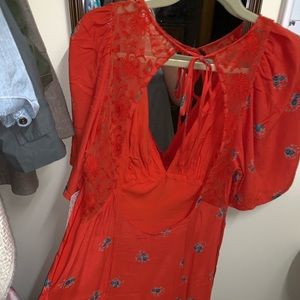 Free People short backless dress